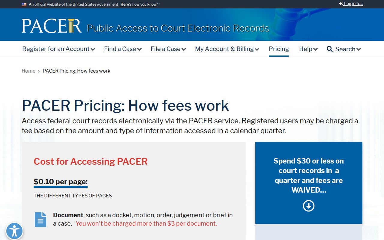 Claiborne County most wanted reference, federal PACER docket system